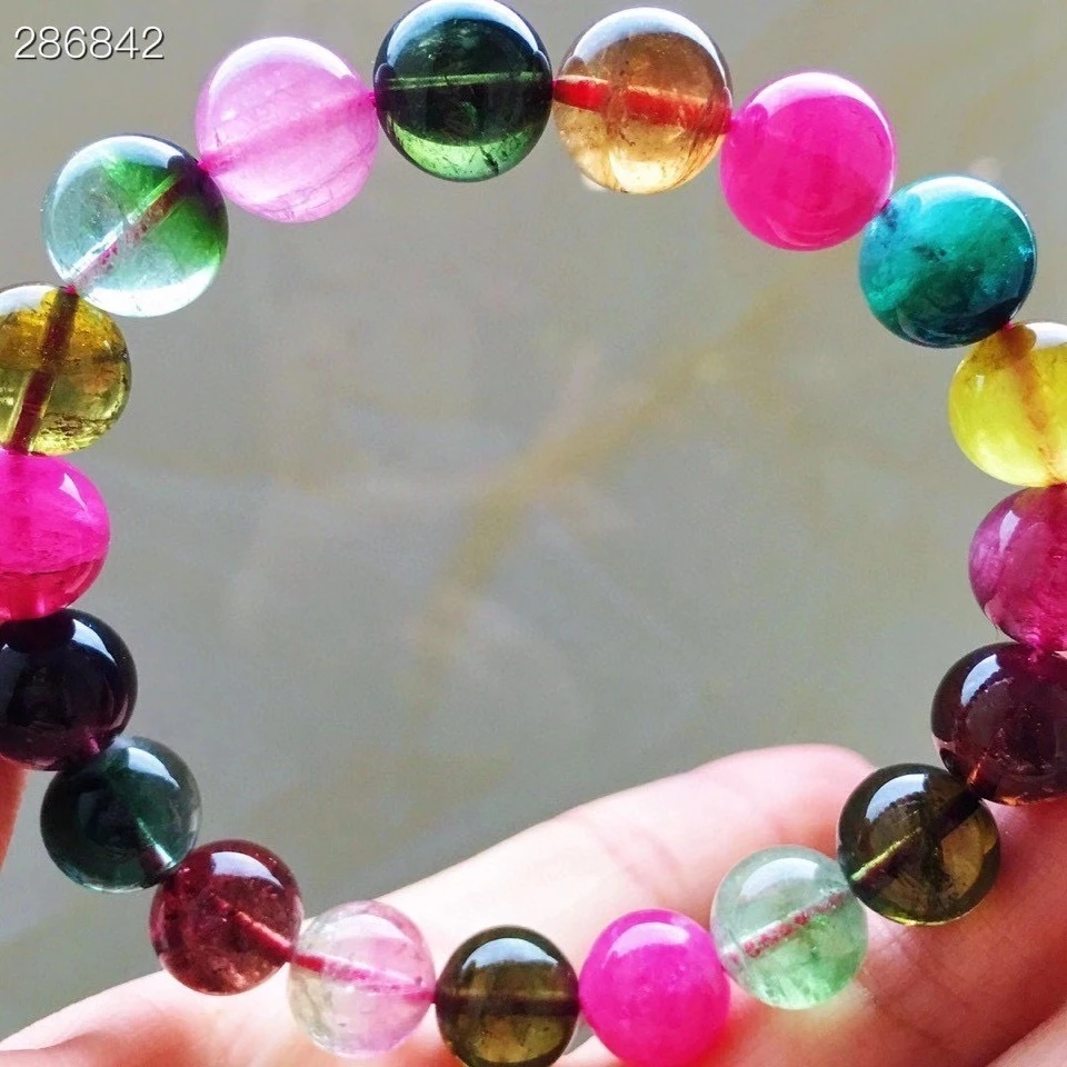 

Браслет из натурального красного турмалина, 10,5 мм