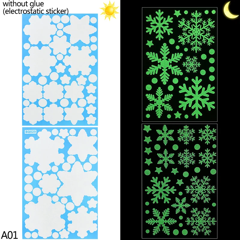 

Светящиеся снежинки для окон