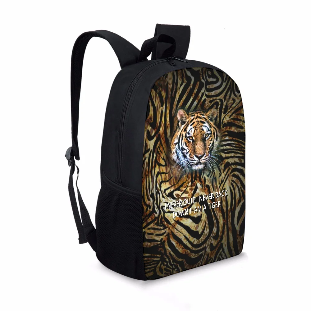 Animal Fur Texture Pattern Boys School Bags Premium Children's Backpack Personalized Customized Students Satchel Free Shipping