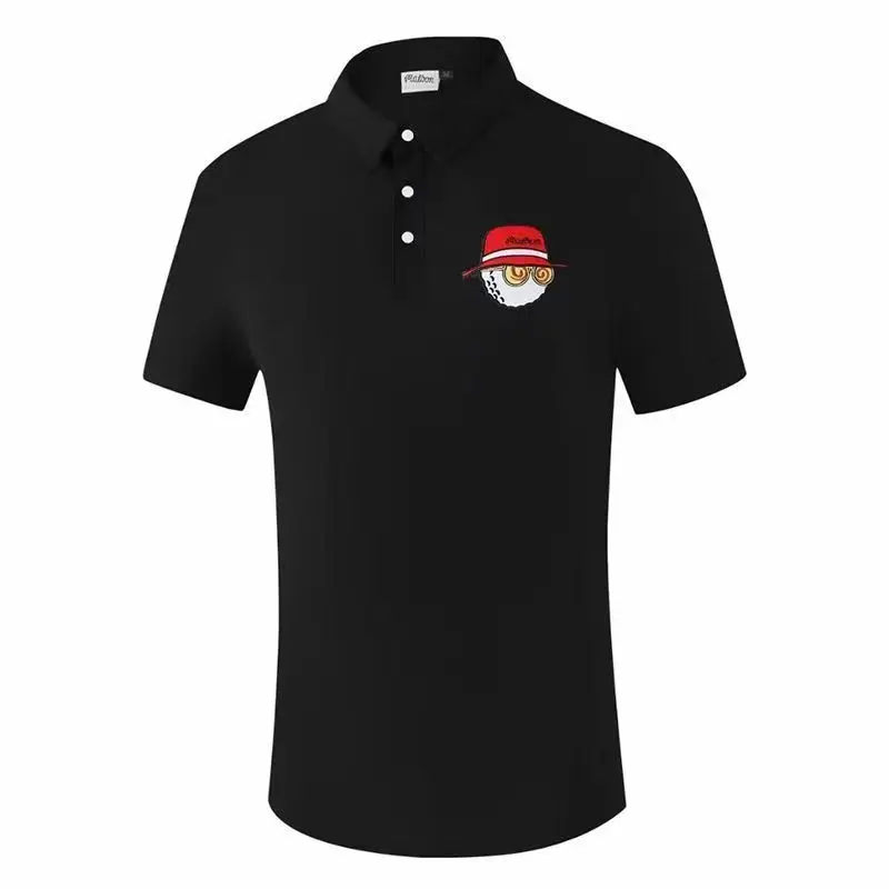 Men's Golf T-shirts Dry-Easy Breathable Fashion Training Short-Sleeved Tops Korean-Style