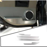 for hummer h2 2003 2007 car styling stainless steel silver car door kick panel plate protection trim interior car accessories