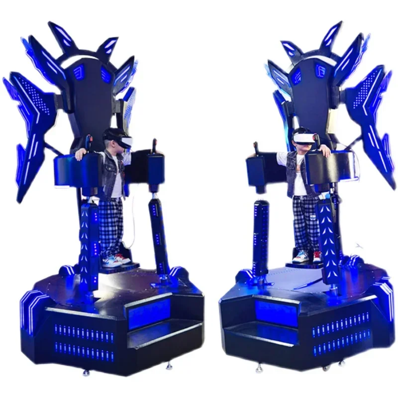 Большой видеоигровой зал VR самолет соматосенсорная игровая консоль Dark Wings