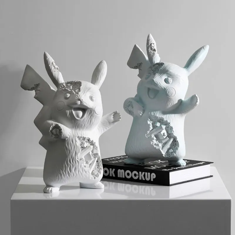 

Nordic Modern Cute Cartoon Character Sculpture Desktop Ornaments Corroded Elf Home Decoration Accessories Crafts Statue