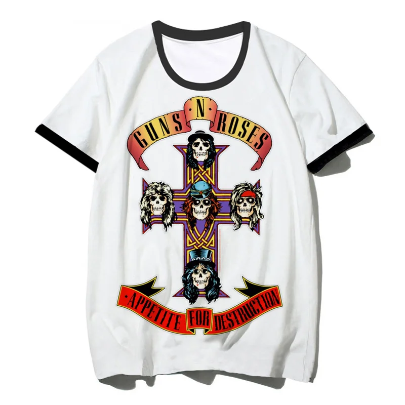 Мужская футболка с принтом guns n roses y2k