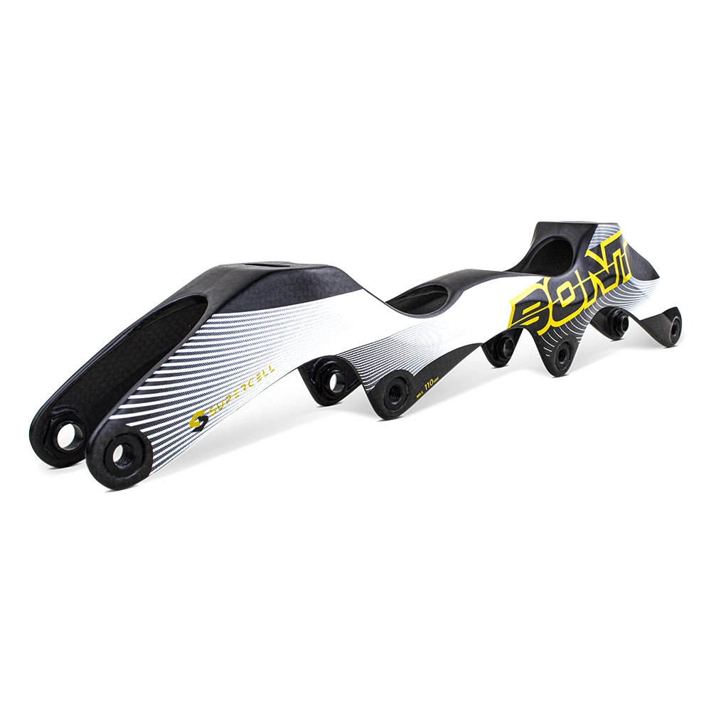 Фото BONT Supercell Air Carbon Fiber Inline Racing Frame Профессиональные роликовые коньки для мужчин и женщин №2