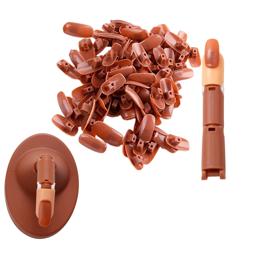 

Practice Nail Manicure Training Finger Fakehand Model Nails Tool Setdecoration Utensil Display False Diy Household Beginner Kit
