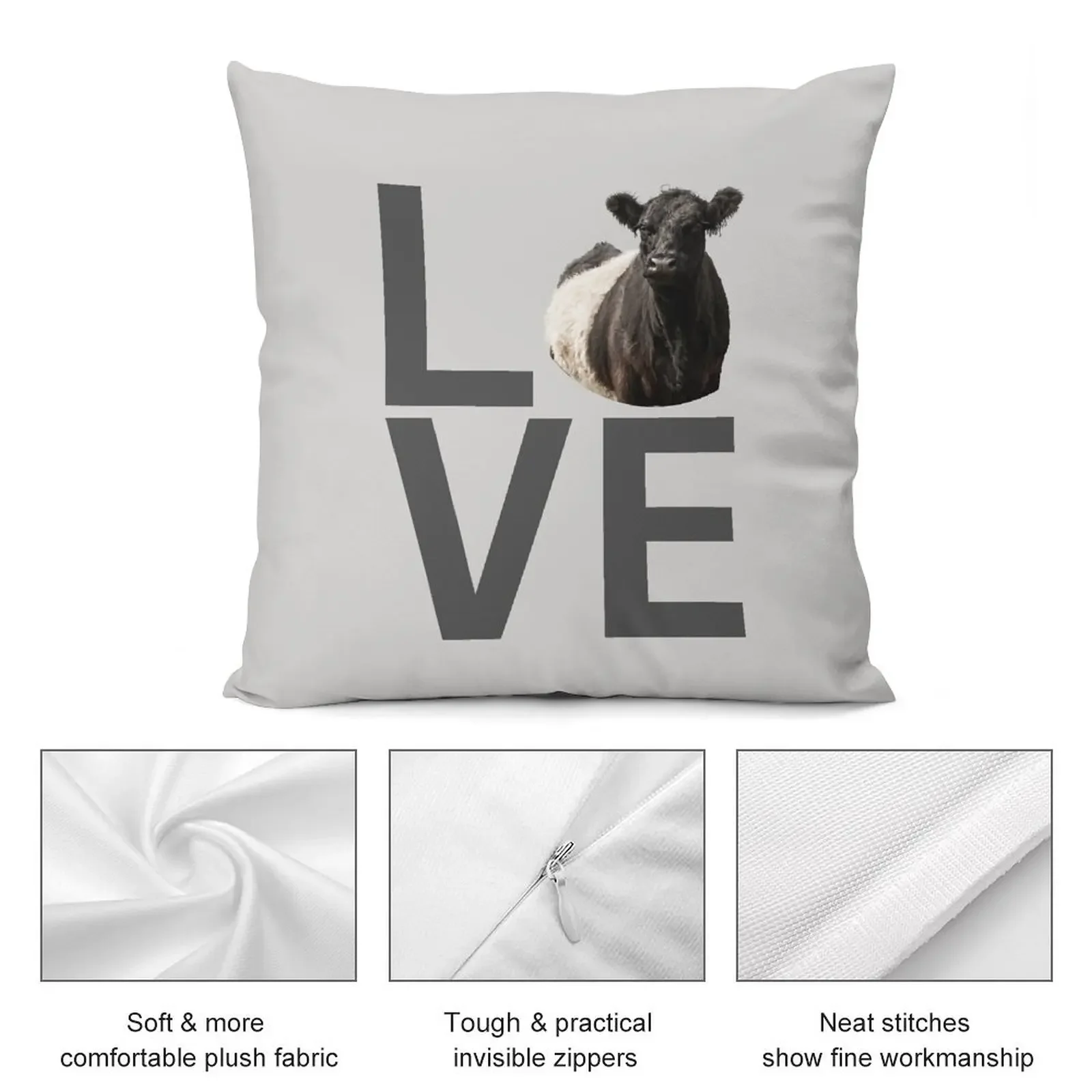 LOVE Поясная подушка Galloway Cows наволочка роскошные аксессуары для дома декоративные
