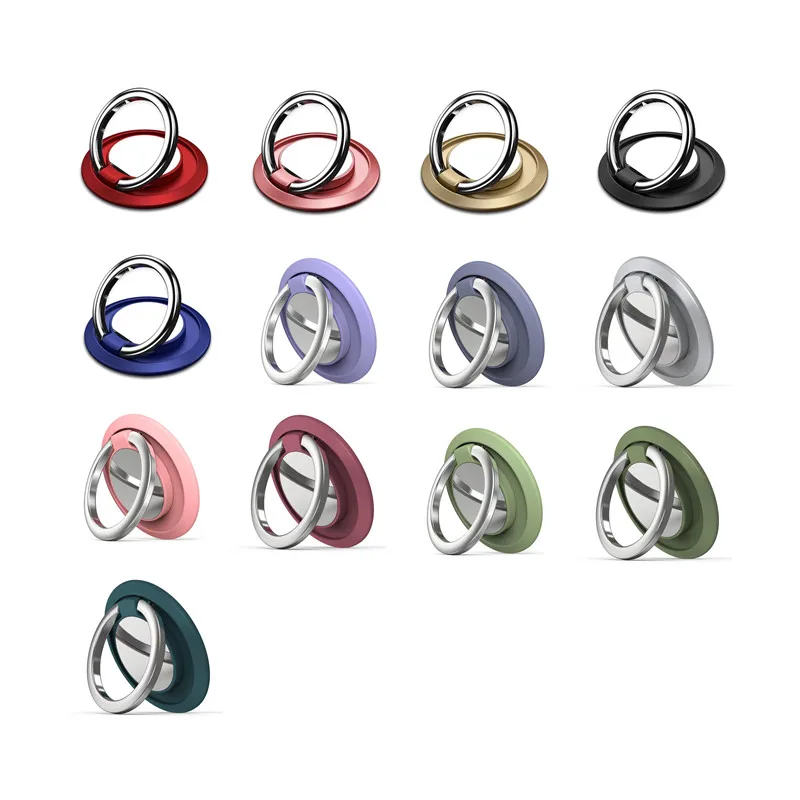 

Creative Ring Buckle Bracket Universal On-board Tablet Mobile Phone Magnetic Installation Mobile Phone Back Sticker Phone Bracke