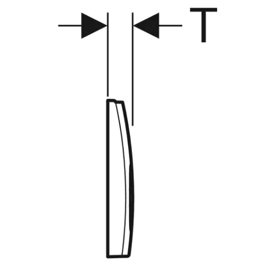 Пластина привода для туалета с двойным замыканием совместима платой танка Geberit