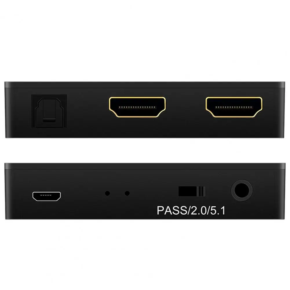 

Высокоскоростная передача данных Plug Play HDMI-Совместимость 1080P 4K SPDIF 3,5 мм аудио экстрактор адаптер для офиса