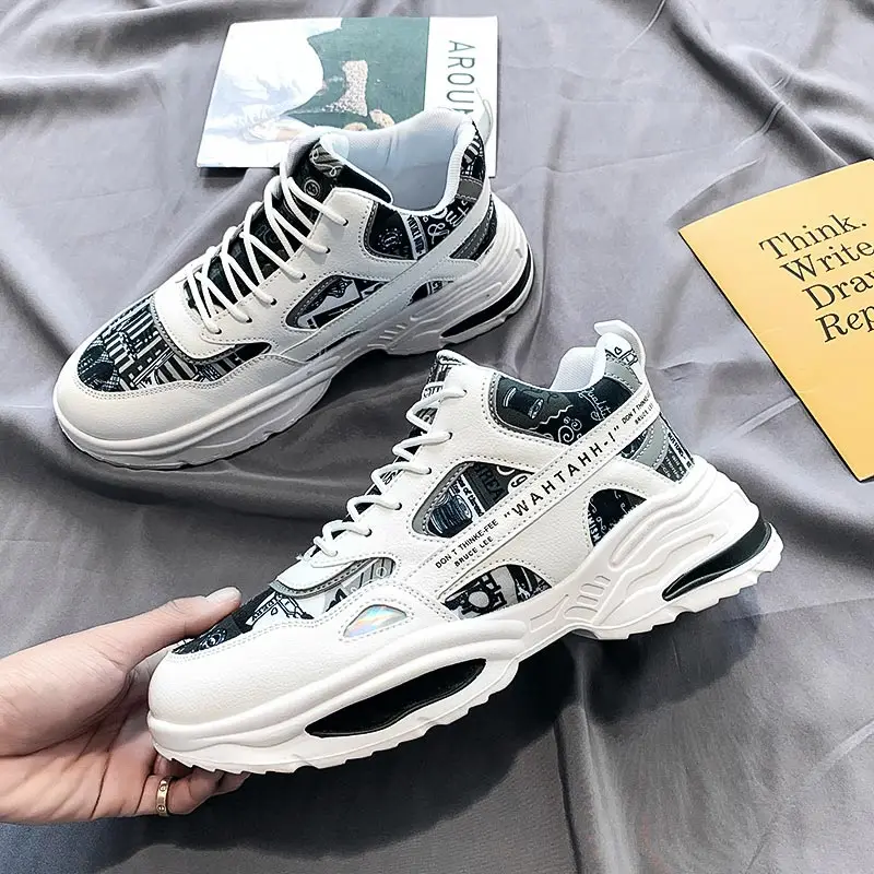 

massive dad Men's Sneakers Lightweight Designer High Quality Sneakers Sport Tenis 46 Male Running Shoes Sports Men's Shoes Flat