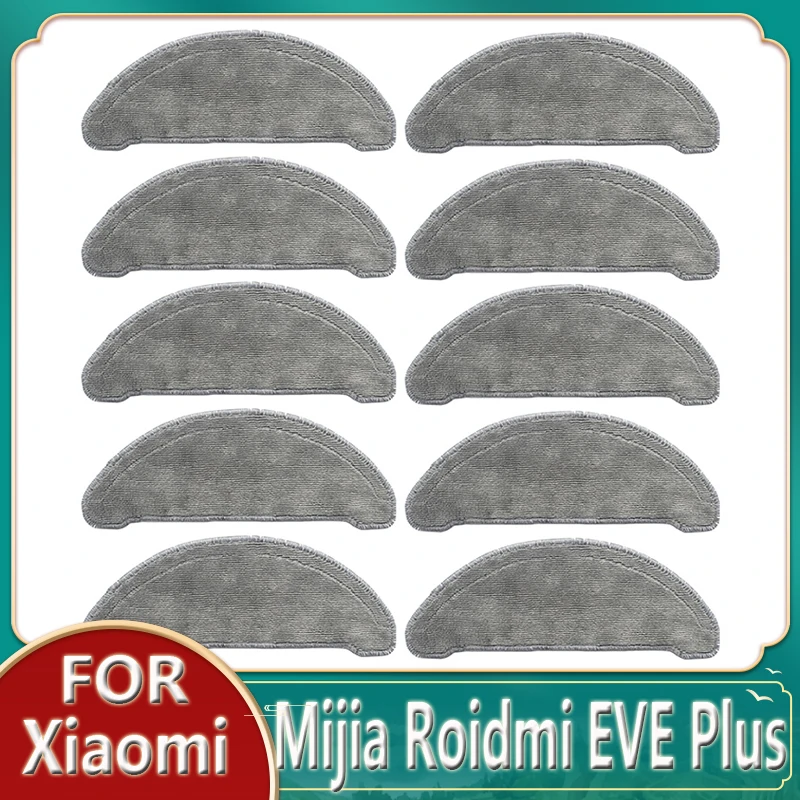 

Replacement Mop Cloths Accessories For Xiaomi Mijia Roidmi EVE Plus Robot Vacuum Cleaner Mop Pads Cleaning Washable Spare Parts