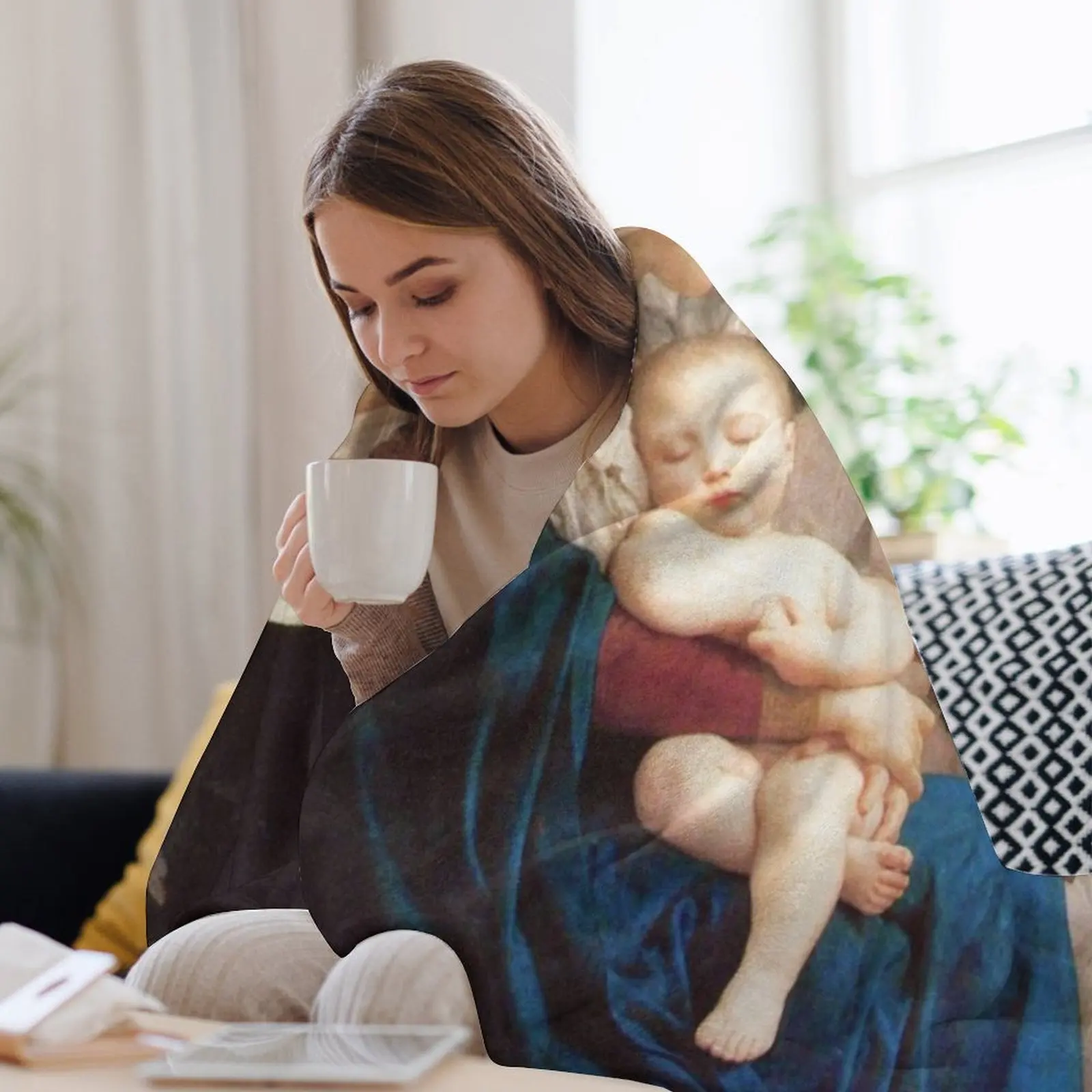 Песня ангелов 1881 французское одеяло Уильям-Адофе Бугвай христианское искусство