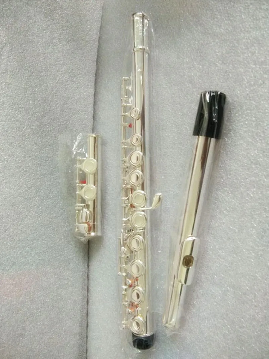 

Silver flute 511ES 16 Holes Closed C Key Flute Cupronickel Silvering flauta transversal instrumentos musicale flute