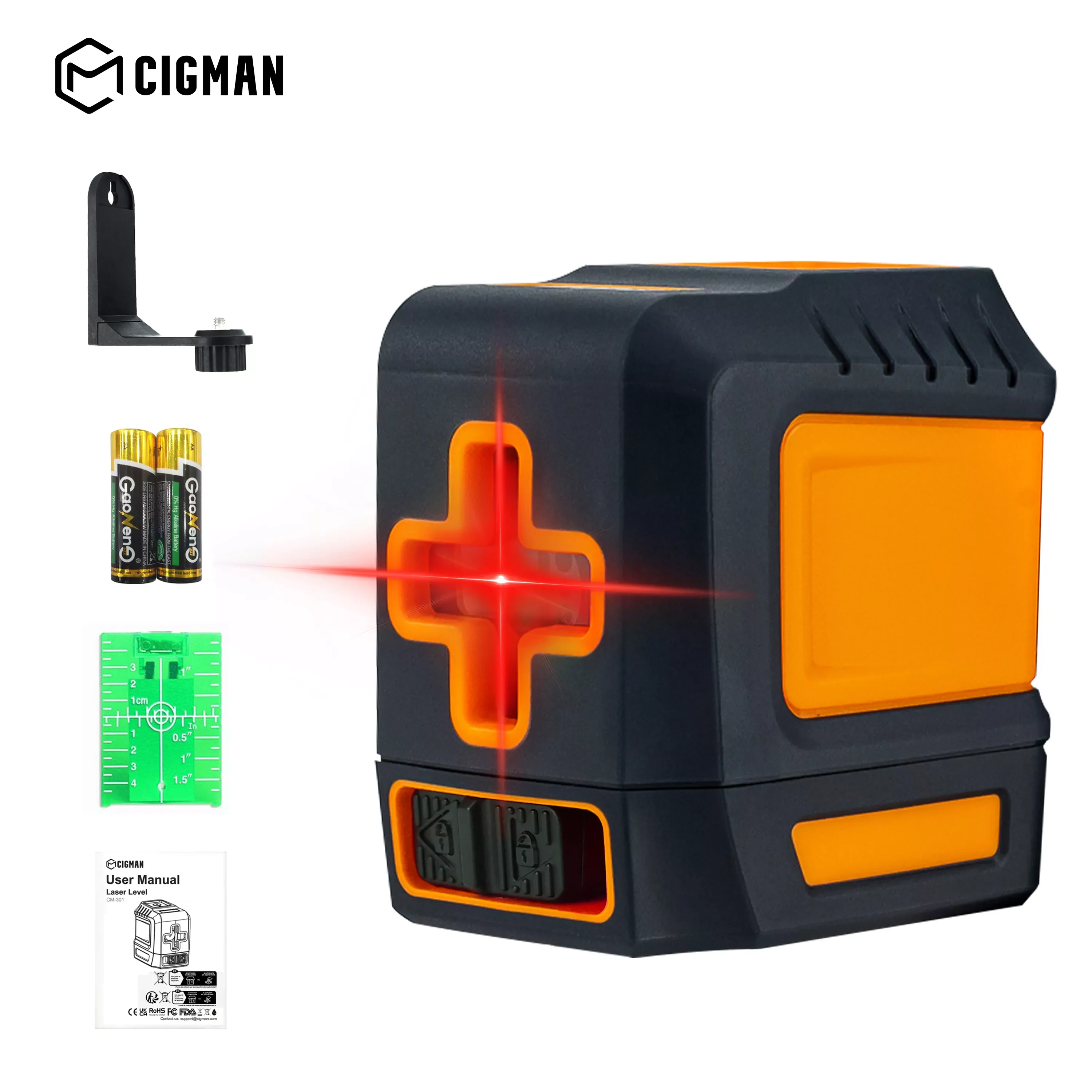 

2 Lines Laser Level Red Laser Self Leveling Horizontal & Vertical Cross-Line with Magnetic Base лазерный уровень