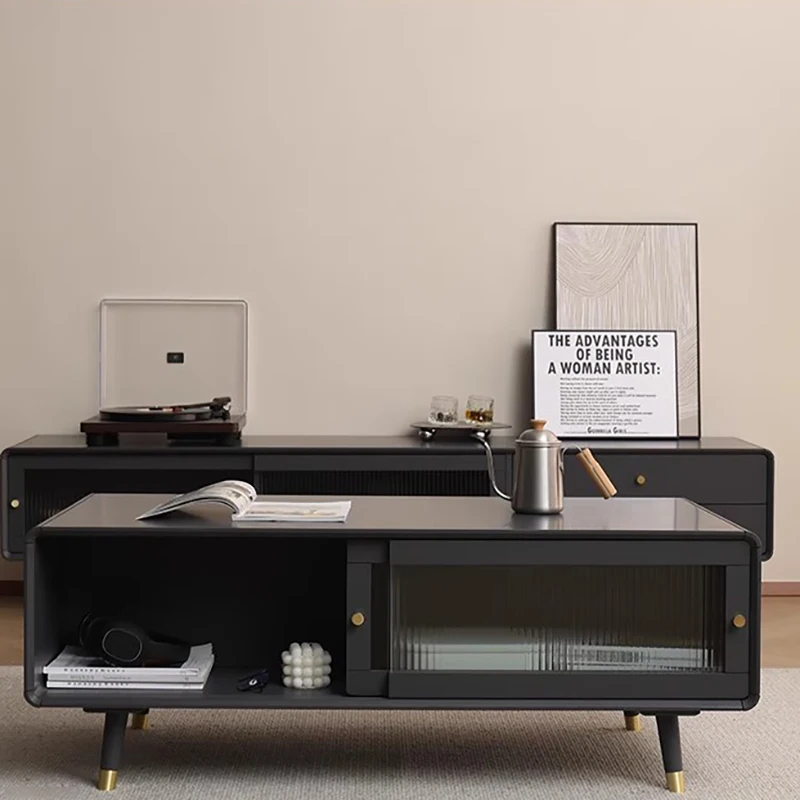 Standing Wood Small Tv Table Vintage Mobile Tv Soggiorno Furniture Living Room