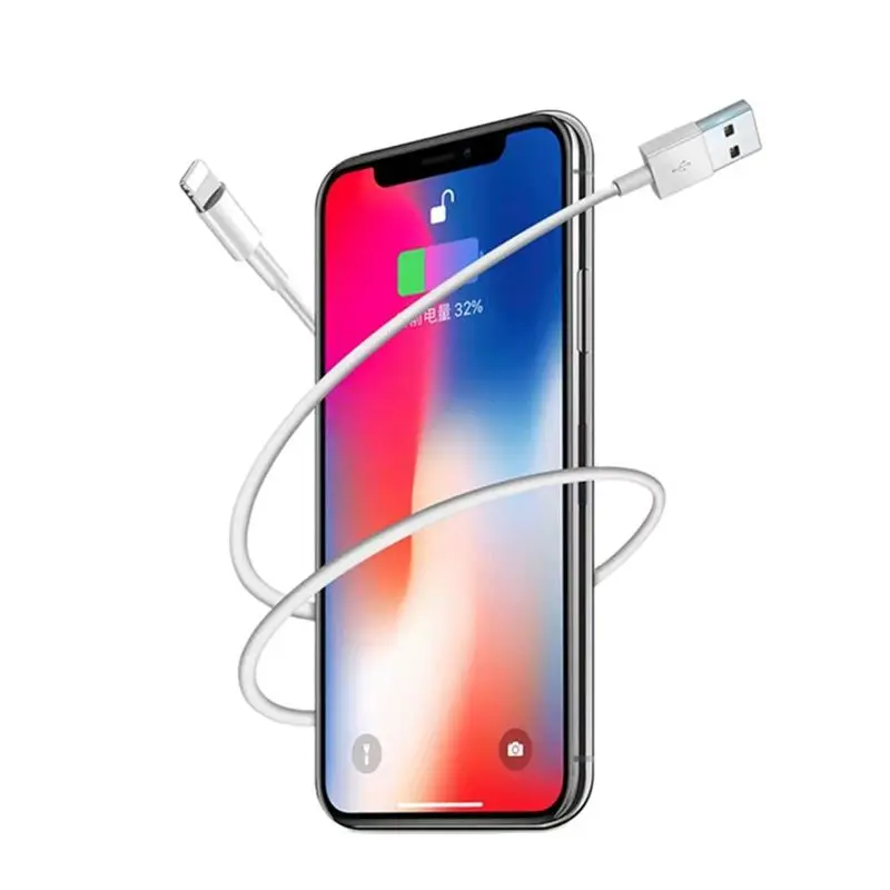 Оригинальный USB-кабель для быстрой зарядки и передачи данных 3 м 2 1 iPhone 6S 6 7 8 Plus 11 Pro