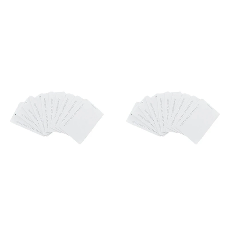 

50 Pcs White 125Khz 1.9Mm RFID Access Proximity Card