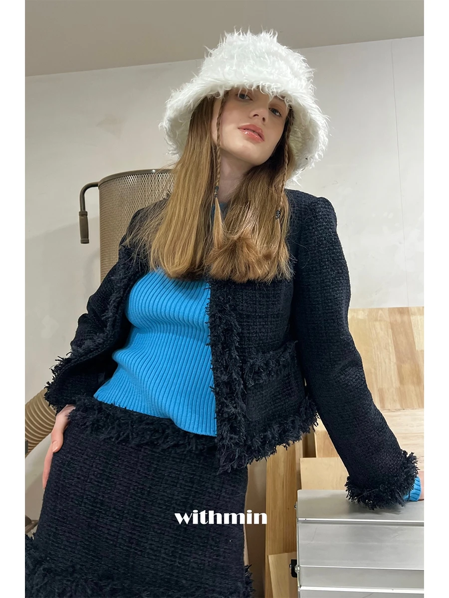 Точечные товары оригинальный Весенний костюм Xiaoxiang 2023 года женское короткое