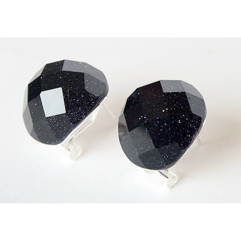 

Женские серьги-гвоздики из песчаника, серебристого цвета