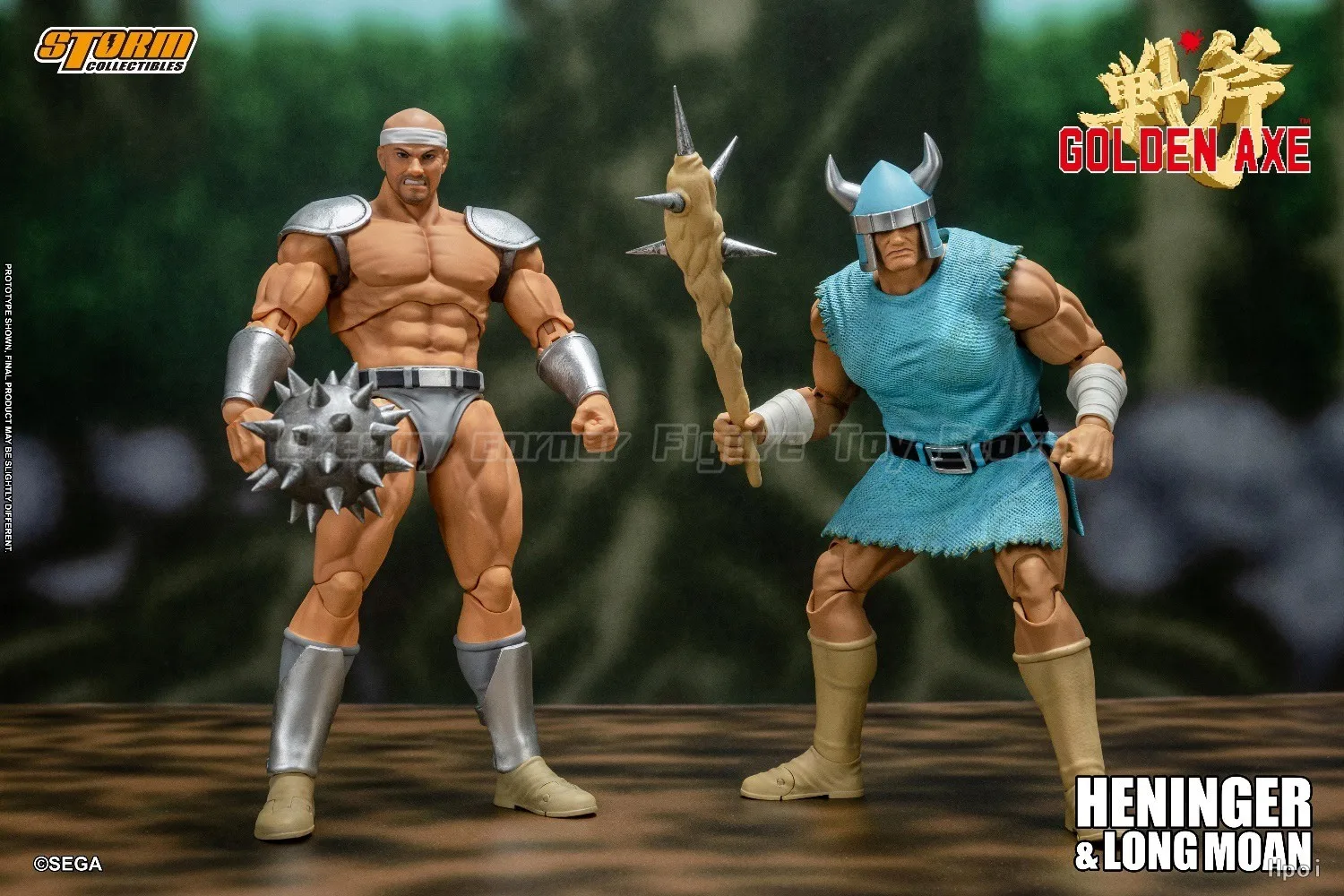Фото 【В наличии】Оригинальные коллекционные предметы Storm Golden Axe HENINGER & LONG MOAN 2 ПАКЕТ 1/12 Фигурки Модели Игрушки Украшения №2