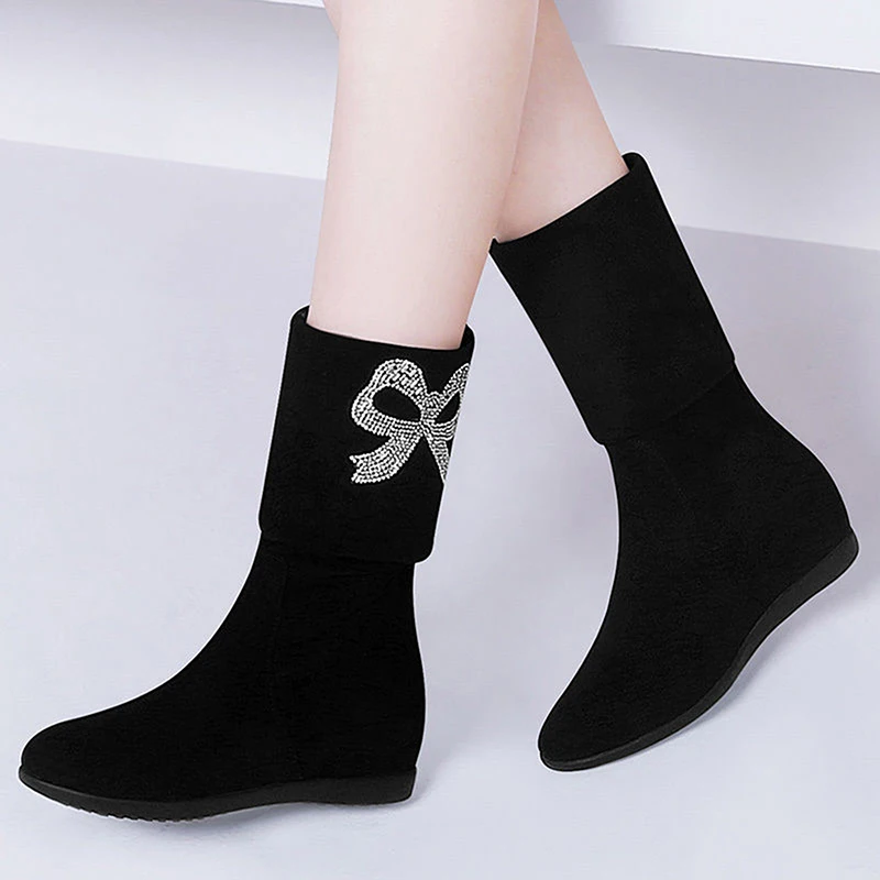 

2 in 1 New Female Platform Thigh High Boots Fashion Slim Chunky Heels Over The Knee Boots Women Party Shoes Woman