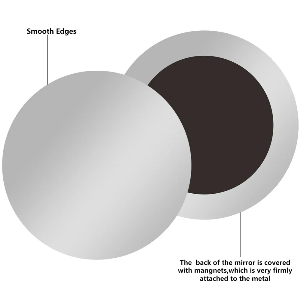 Круглый Магнитный шкафчик 5 9 дюйма зеркало для школы ванной холодильника