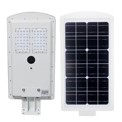 PIR Motion Sensor Die Casting Aluminium 30W 60W 90W Solar LED Street Light enlarge