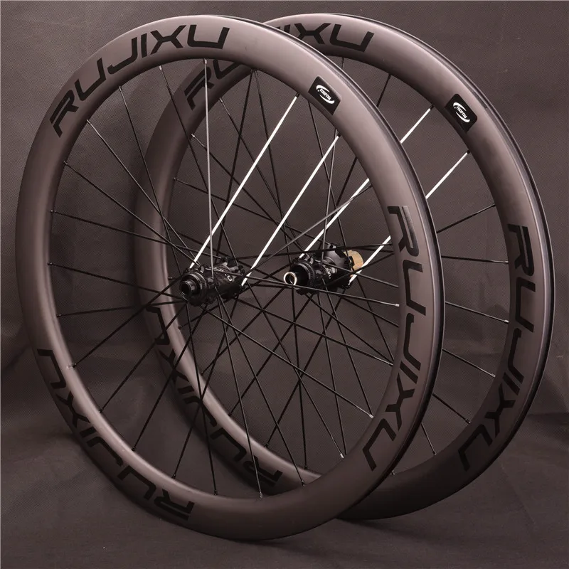 

700C Carbon Wheels Road Disc Brake Bicycle Carbon Fiber Wheels Six Ding TA Carbon Tube Hub Bicycle Wheels