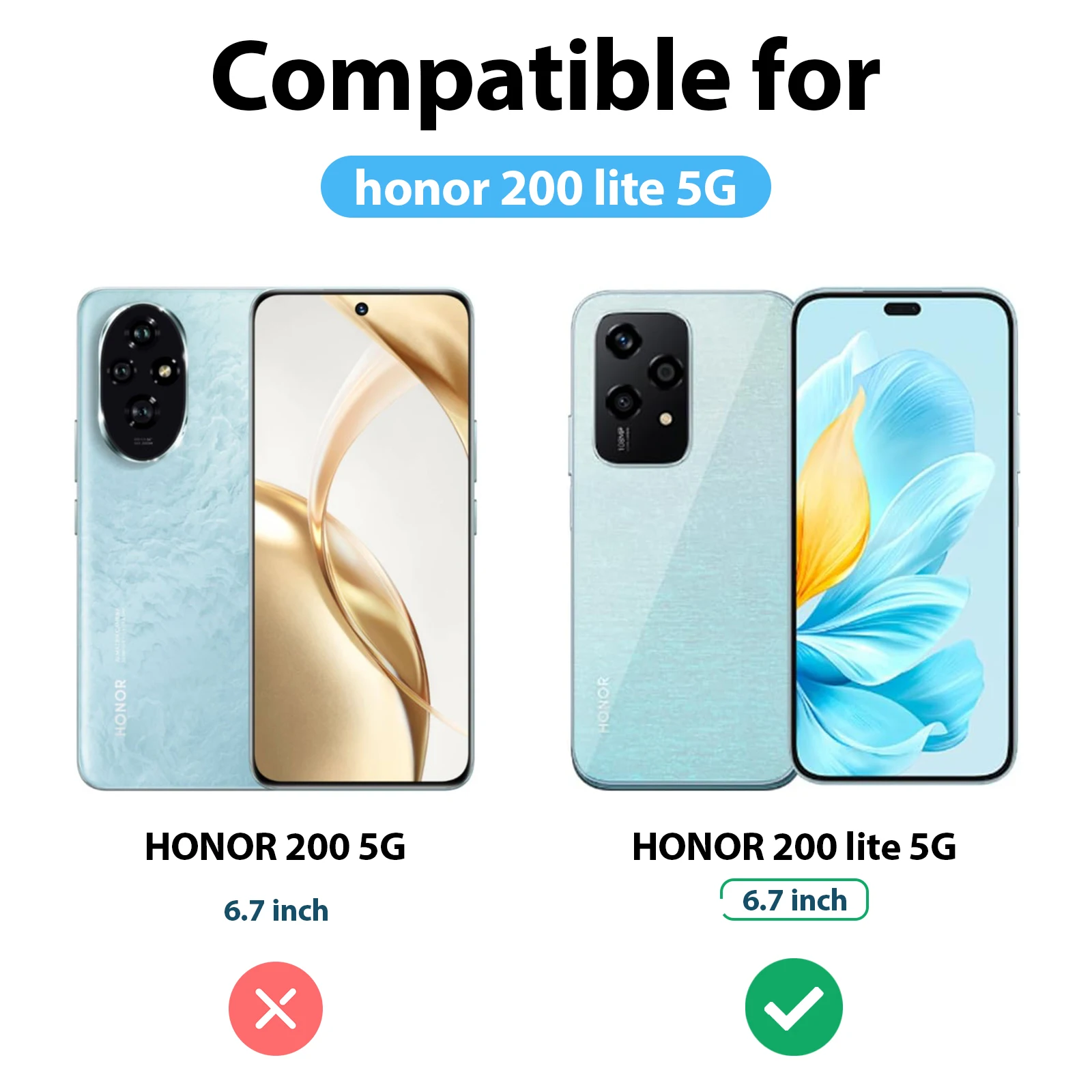 Мягкий прозрачный чехол для телефона Honor 200 Lite 5G роскошная противоударная задняя