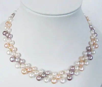 

NEW ! Attention please THE LAST DAYS OF Discount!!! beautiful pearl Necklace 17"