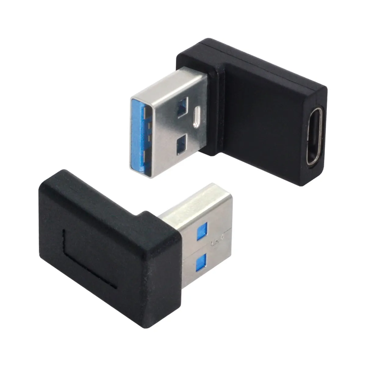 

Переходник для передачи данных CY USB-C Type C мама под углом 90 градусов до USB 3,0 A папа