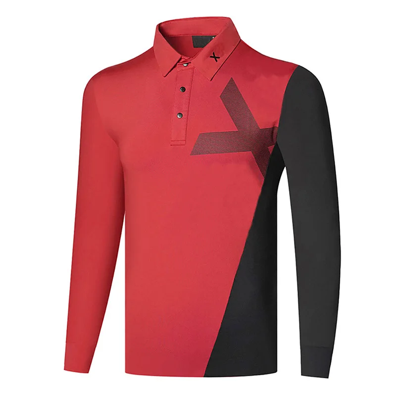 Golf Clothing Men's Autumn Long-Sleeved Top Comfortable Casual Stretch New Sports POLO Shirt Anti-Pilling Fashion T-Shirt