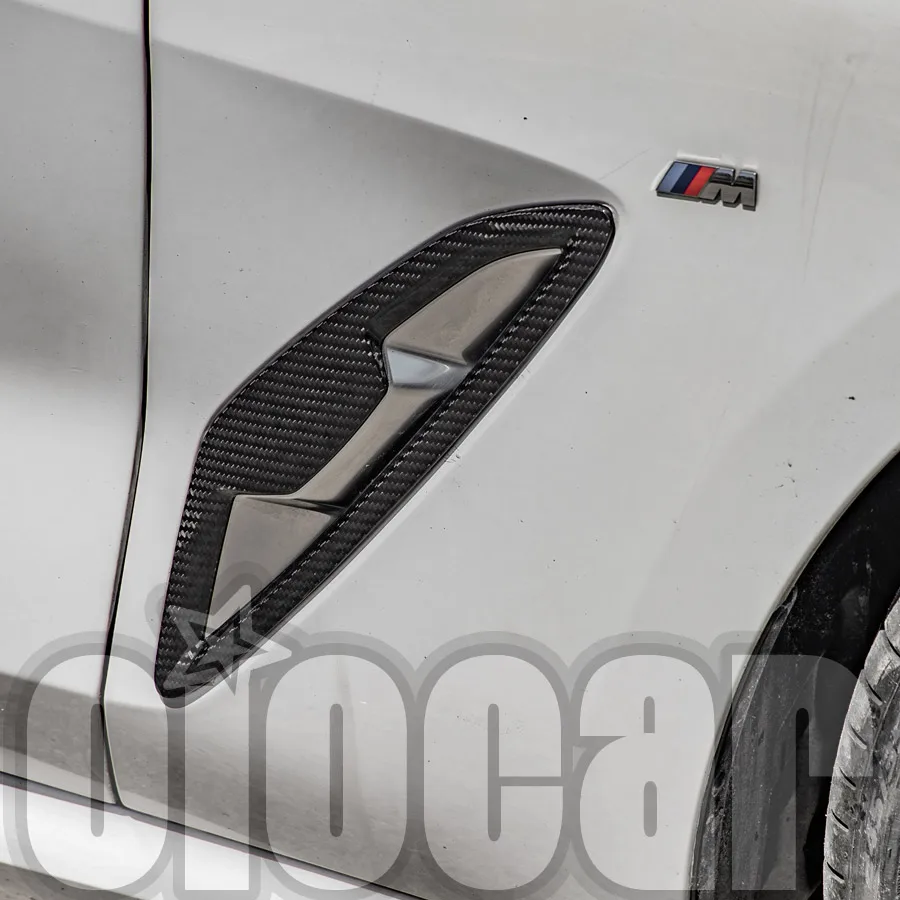 Oiomotors сухое углеродное волокно переднее крыло Боковая Отделка для BMW 8 серии G14 G15