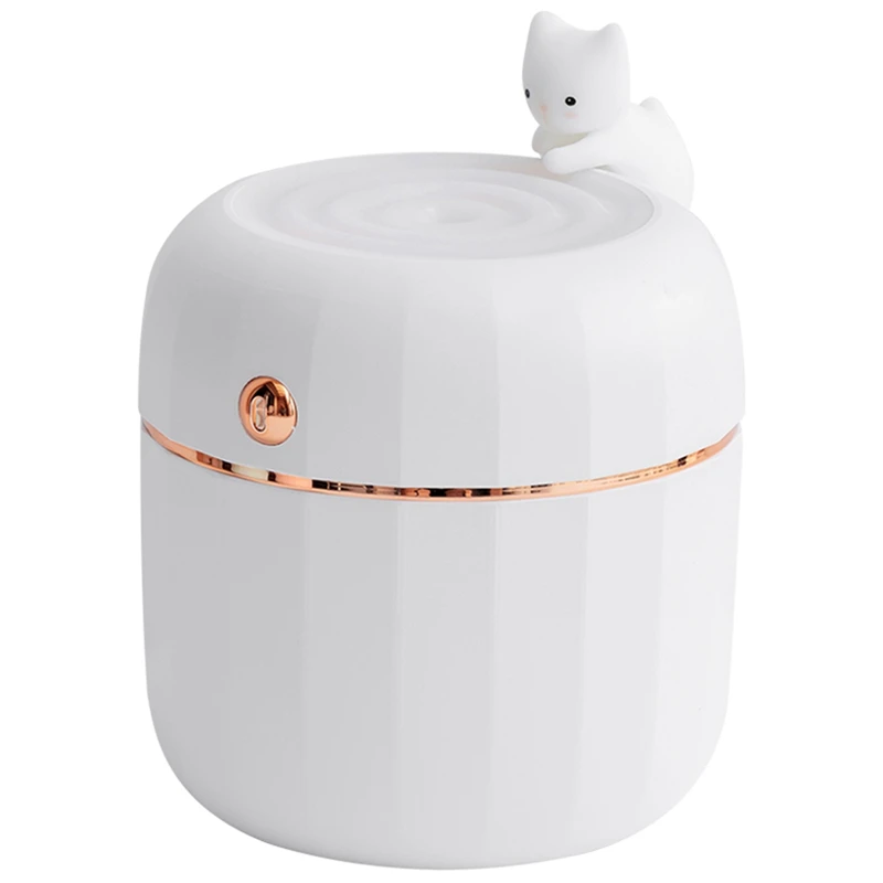 

Portable Cat Humidifier USB Mini Desktop With 350Ml Atomizer Cartoon Cute Pet Humidifier For Office