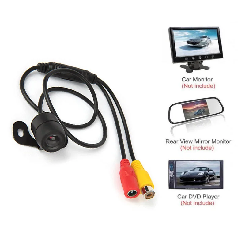

Car Rear View Camera Night Vision Reversing Auto Parking Camera Waterproof CCD LED Auto Backup Monitor HD Image
