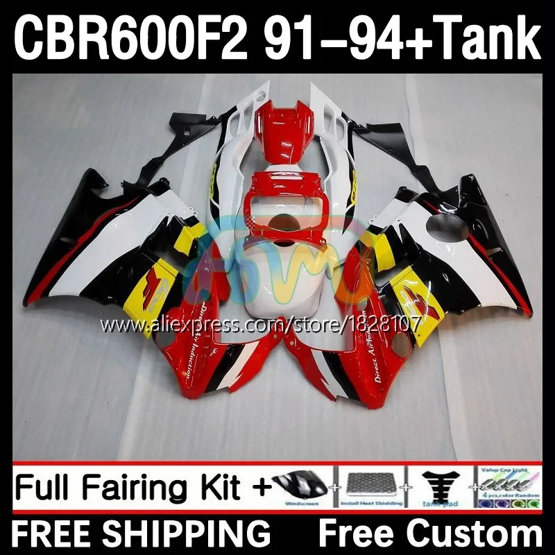 

Body +Tank For HONDA CBR600 CBR 600F2 600 White red F2 FS 20No.21 CBR600F2 91 92 93 94 CBR600FS 1991 1992 1993 1994 Fairing