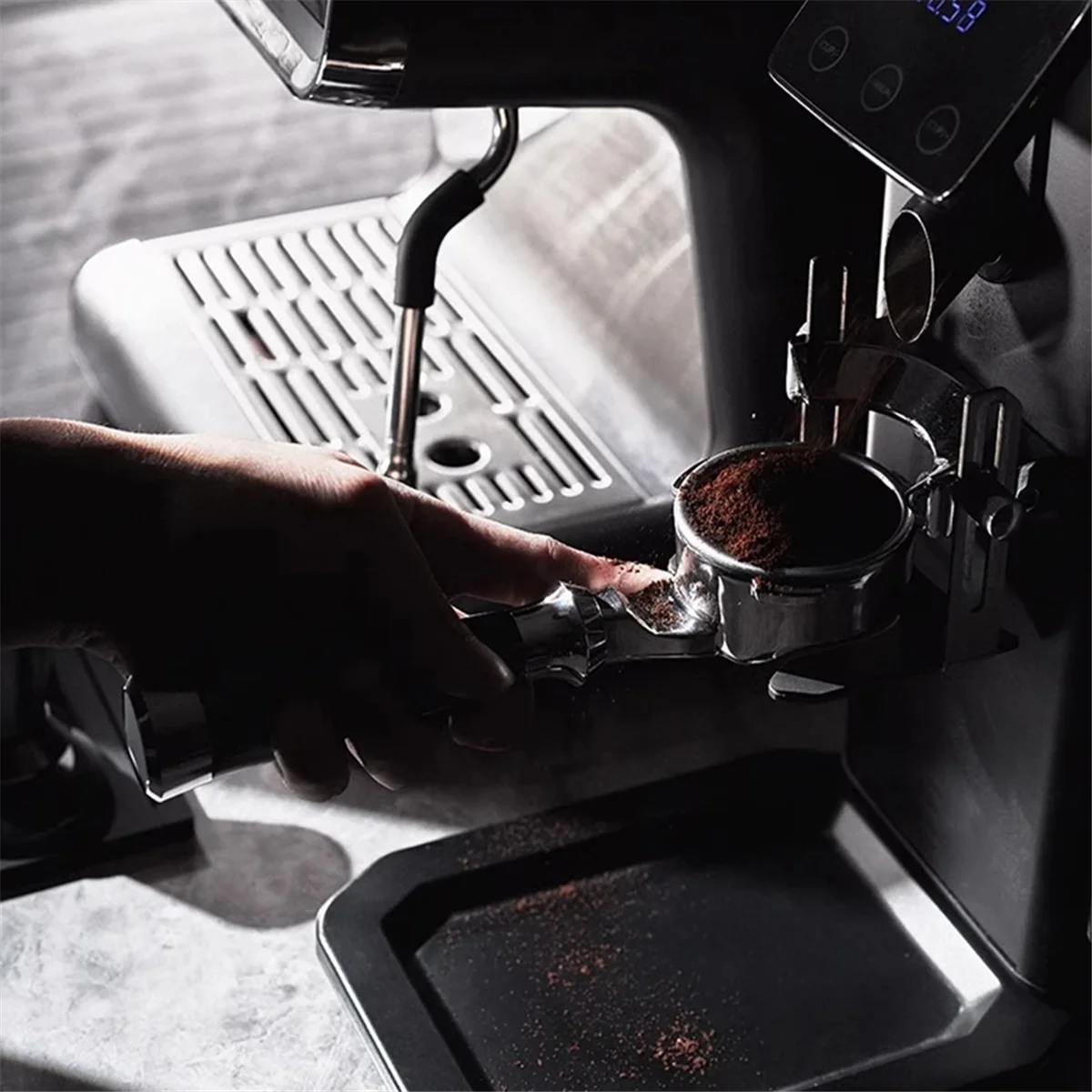 Бездонный портафильтр из нержавеющей стали диаметром 58 мм для E61 ECM Rocket Sanremo Faema