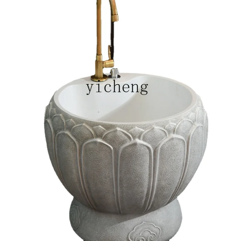 Швабра для двора бассейна раковина в китайском стиле художественная уличная