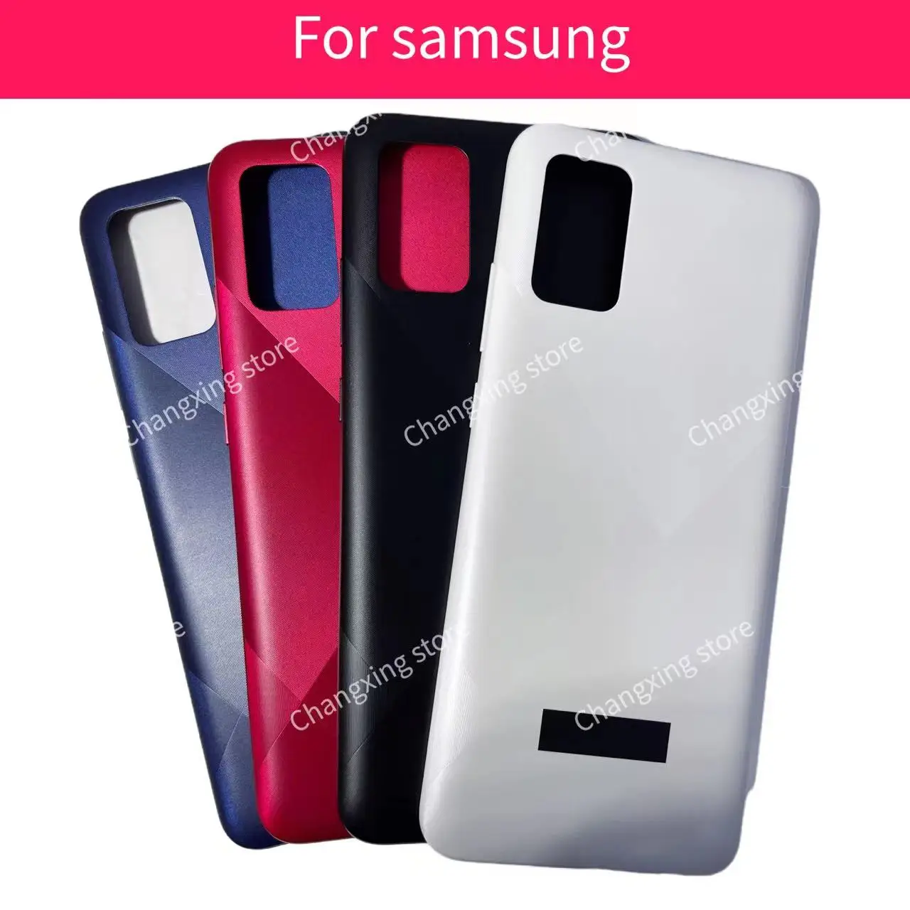 Подходит для замены корпуса батарейного отсека корпуса Samsung Galaxy A02S (версия для США) A025M A025 F/M02s, задняя крышка корпуса