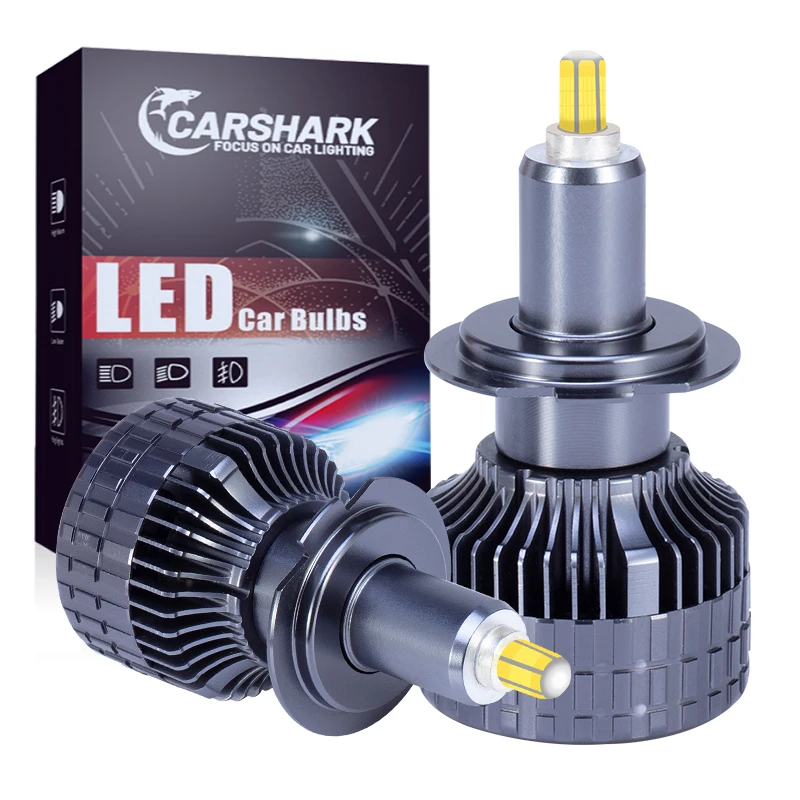 Светодиодсветодиодный лампы Carshark H7 LED 360 Canbus H1 светодиодный H11 Автомобильные фары