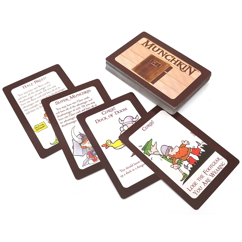 board game Munchkin basic full English version funny monsters playing cards for kids adult 3-6 players party card gifts |