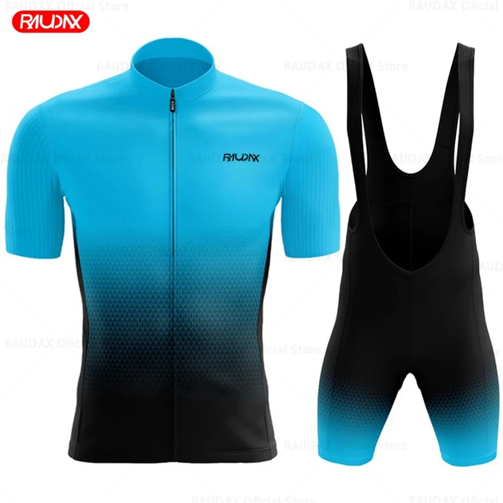 

Sports Team Training Cycling Clothing Breathable Men Short Sleeve Mallot Ciclismo Hombre Verano Cycling Jersey Sets 2023 Raudax