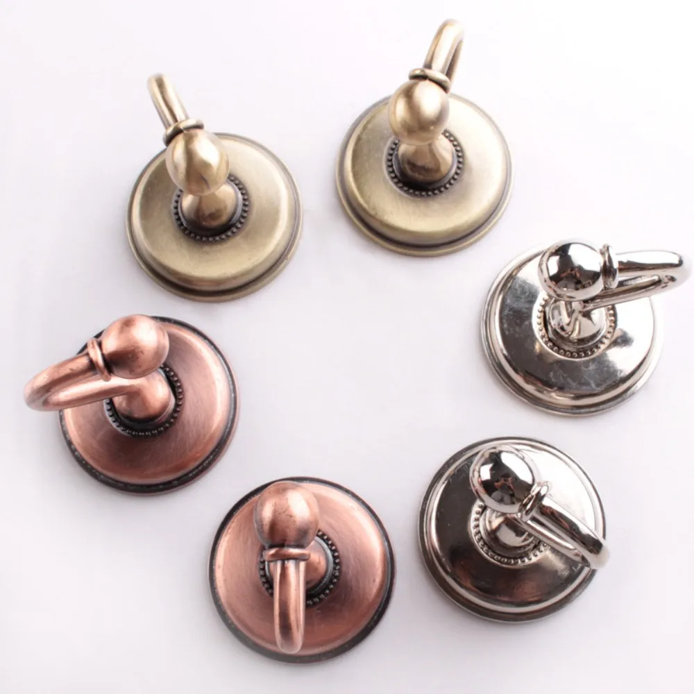

2PCS Metal Curtain Holdback Wall Tie Back Hooks Zinc Alloy Hanger Holder Window Curtain Holder Multi-Purpose Hanging Hook