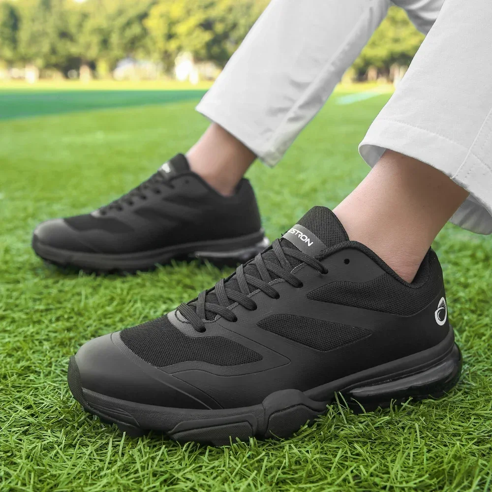 Мужская обувь для гольфа с шипами Нескользящие гольфисты кроссовки удобная