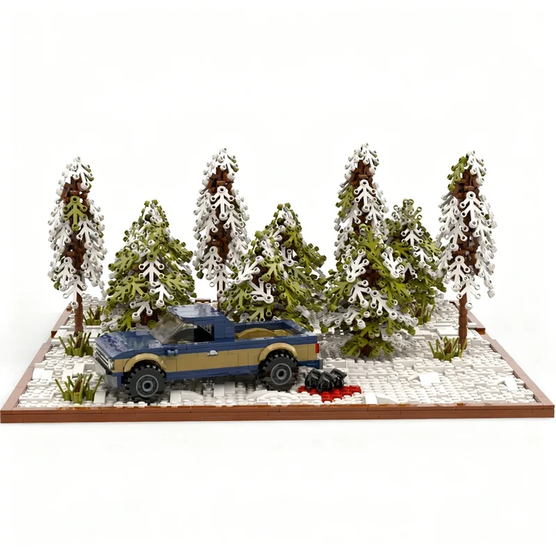 Фото Набор для сборки модели грузовика F-150 Regular Cab (294 детали) MOC Technology Dexter Truck Classic Pickup, конструктор для самостоятельной сборки, подарочный набор на день рождения №2