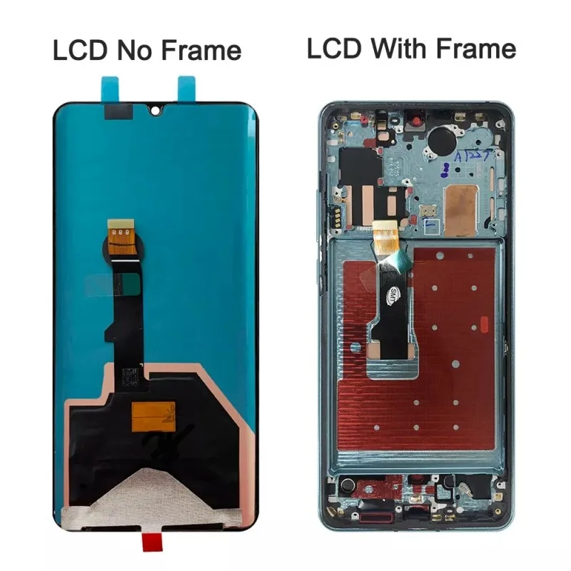 100% New AMOLED Original LCD Display For Huawei P30 Pro Touch Screen Digitizer Replacemet 6.47'' Screen For VOG-L29 VOG-L09 enlarge
