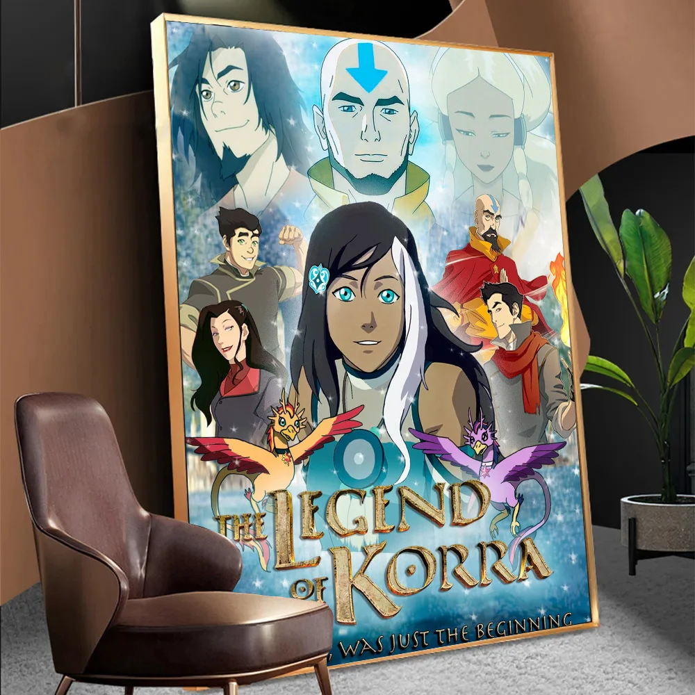 Legend Of K-Korra Classic Vintage Posters Whitepaper Prints Artwork Kawaii Room Decor
