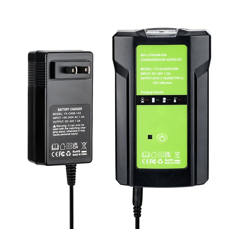 Адаптер GLB40V для Greenworks Glibo 36-40 В литиевые батареи защита от перезаряда