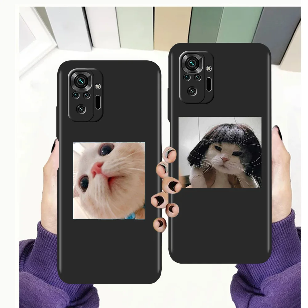 

Cute Cat Pattern Candy Funda Phone Case For Xiaomi Redmi Note 8 11 10 Pro 10S 9S 9 9T 8T 9C 9A 8A 7 K40 Gaming 4G Silicone Cover